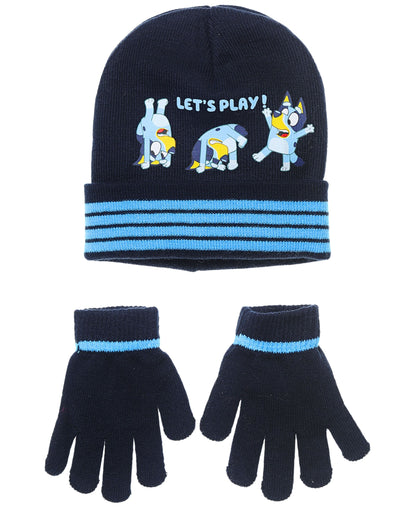 Bluey Winter Mütze Set 2-teilig