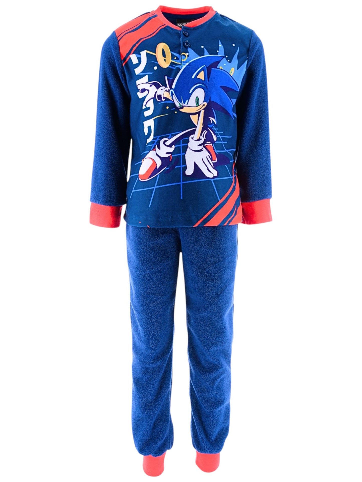 Schlafanzug Fleece Sonic The Hedgehog