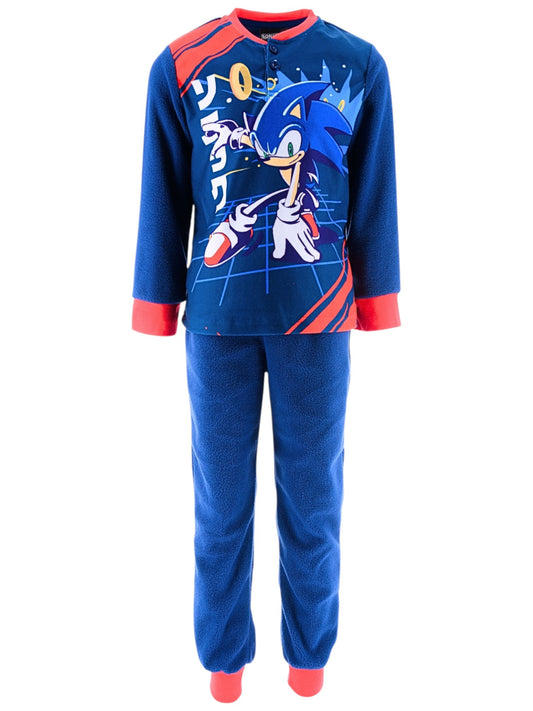 Schlafanzug Fleece Sonic The Hedgehog