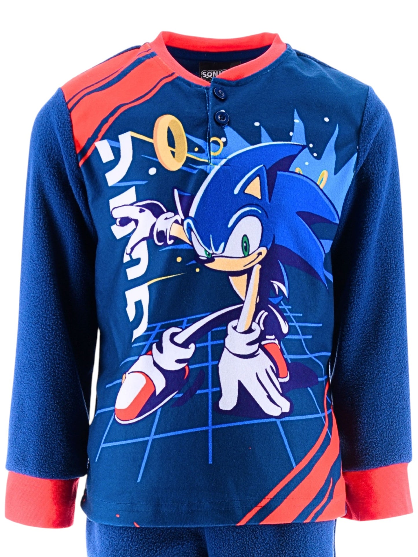 Schlafanzug Fleece Sonic The Hedgehog