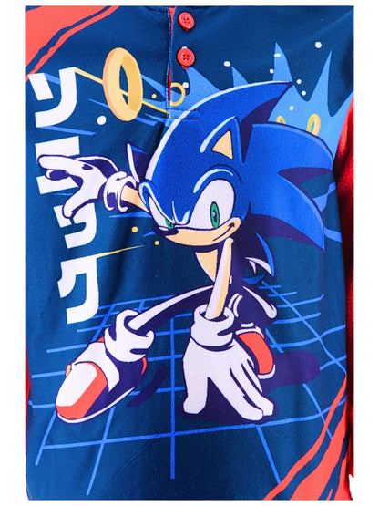 Schlafanzug Fleece Sonic The Hedgehog