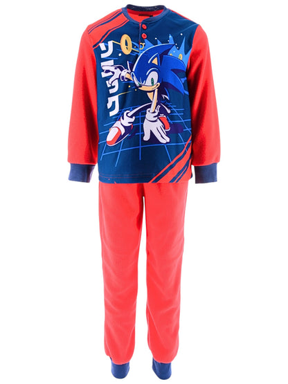 Schlafanzug Fleece Sonic The Hedgehog