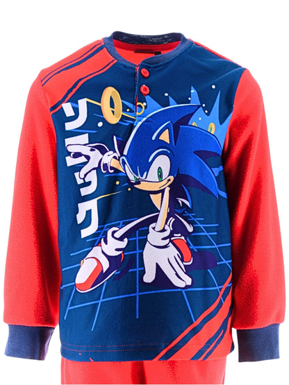 Schlafanzug Fleece Sonic The Hedgehog