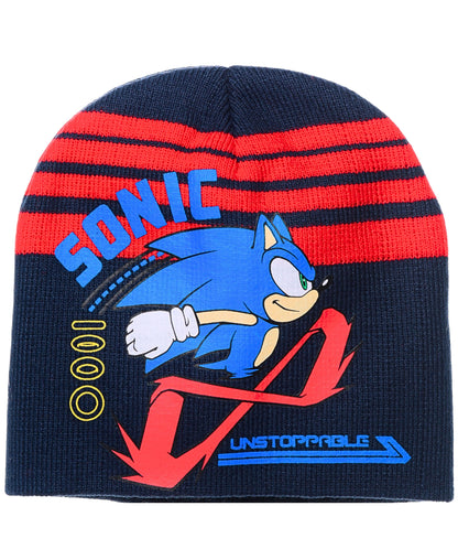 Mütze Set 2-teilig mit Schal Sonic The Hedgehog