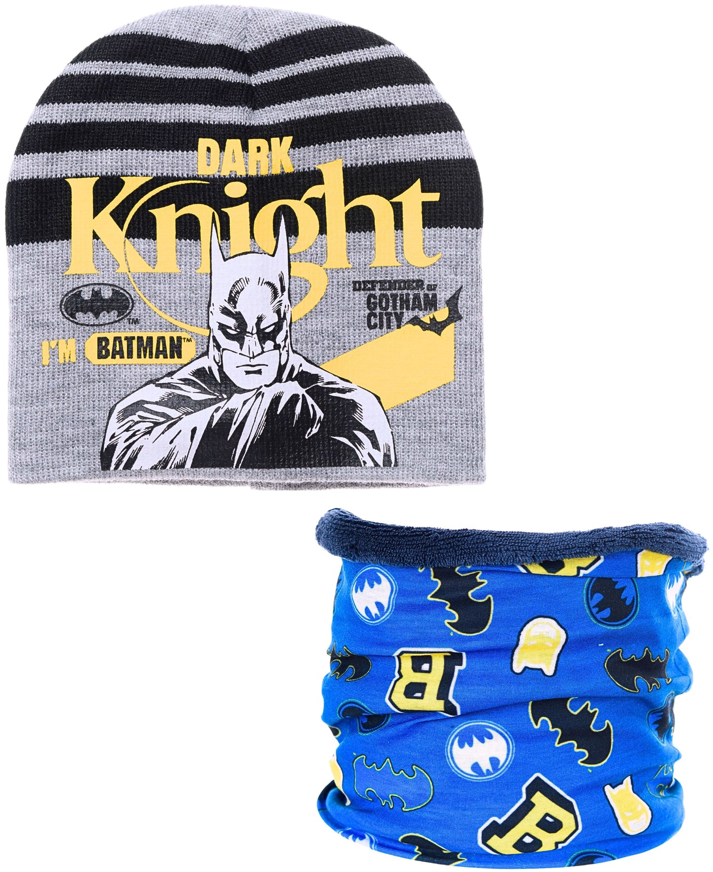 Batman Winter Mütze Set 2-teilig mit Schal