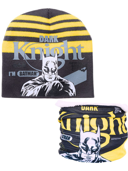 Batman Winter Mütze Set