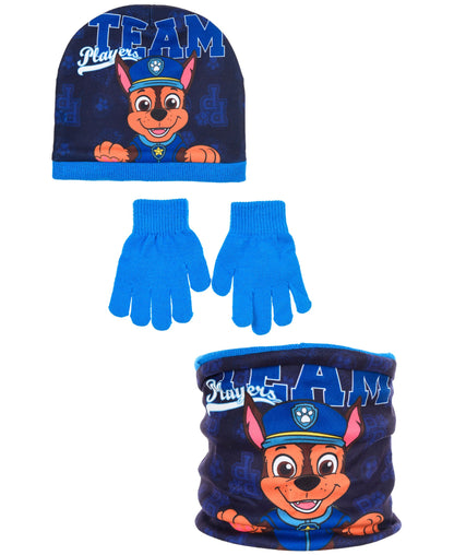 Paw Patrol Winter Mütze Set 3-teilig