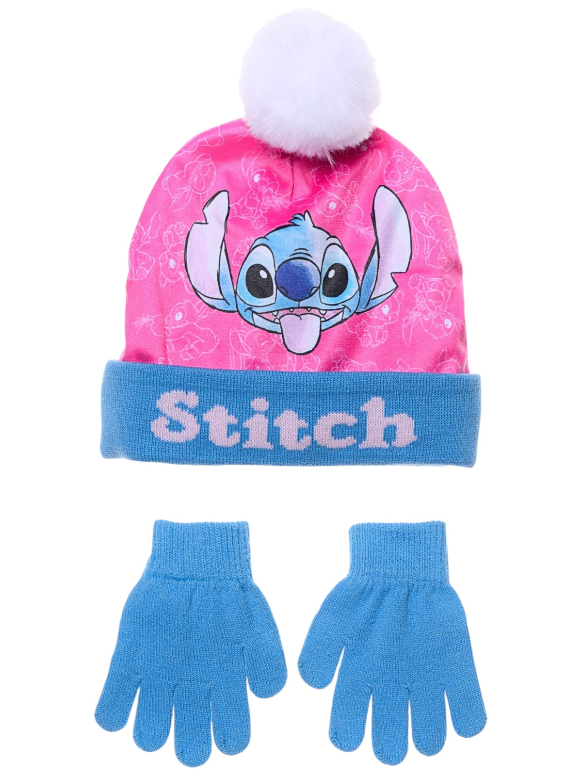 Stitch Winter Mütze Set
