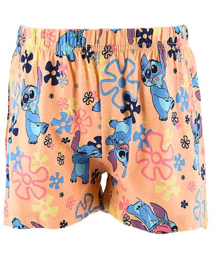 Schlafanzug kurz Lilo & Stitch - Shorty für Mädchen
