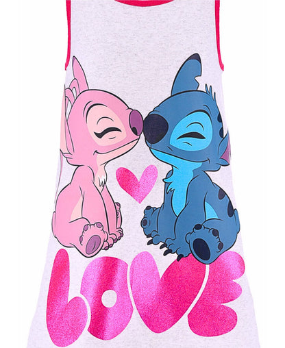 Sommerkleid Lilo & Stitch mit Glitzerdetails