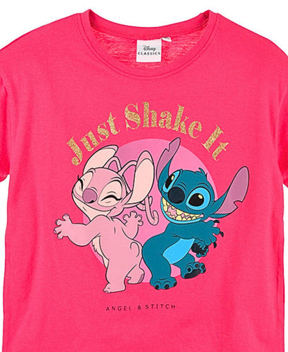 Lilo & Stitch T-Shirt mit Glitzerdetails für Mädchen