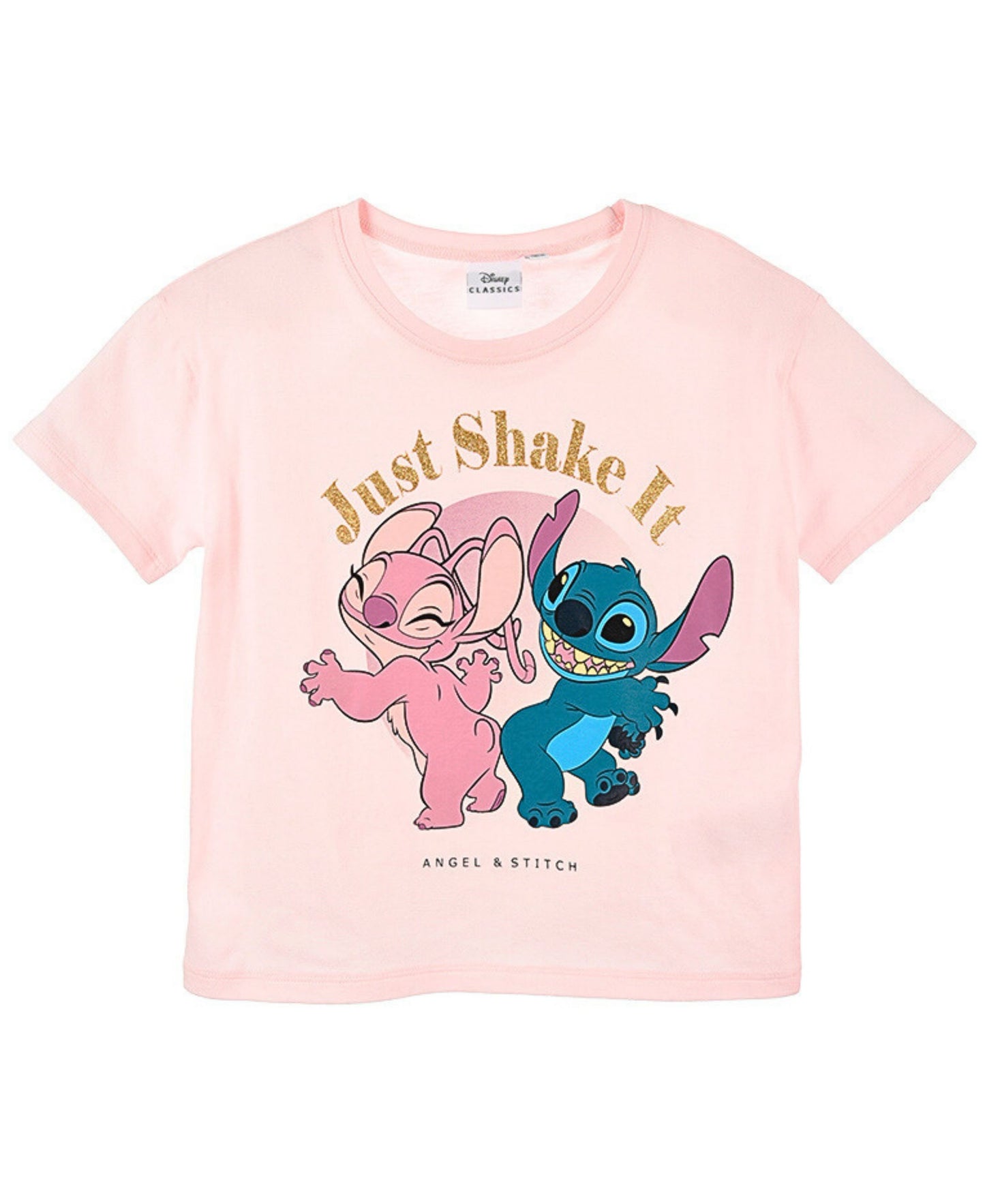 Lilo & Stitch T-Shirt mit Glitzerdetails für Mädchen