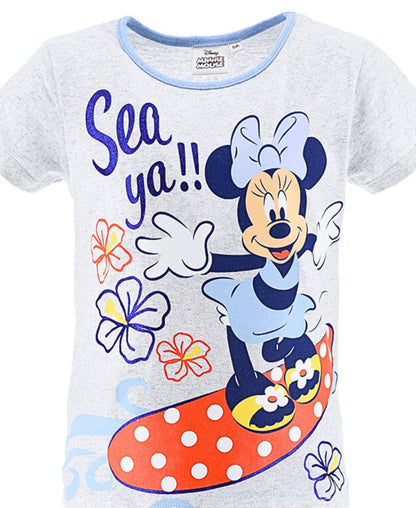 Schlafanzug kurz Minnie Mouse - Shorty für Mädchen