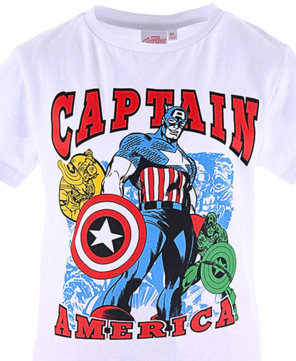 Captain America Set T-Shirt & Shorts für Jungen