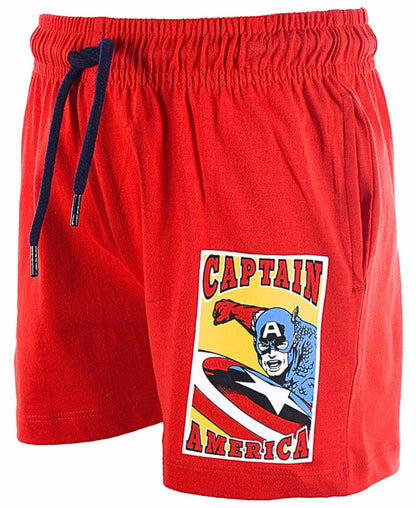 Captain America Set T-Shirt & Shorts für Jungen