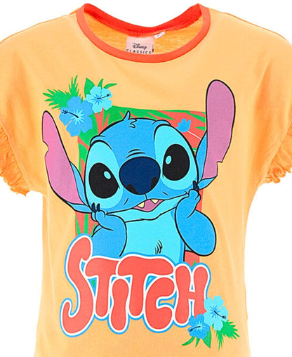 Schlafanzug kurz Lilo & Stitch - Shorty für Mädchen