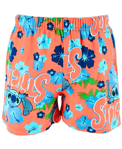 Schlafanzug kurz Lilo & Stitch - Shorty für Mädchen