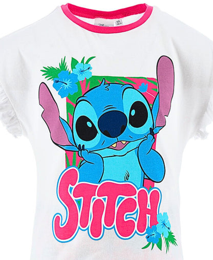 Schlafanzug kurz Lilo & Stitch - Shorty für Mädchen