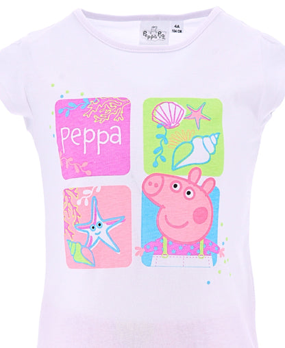 Peppa Pig 2tlg. Outfit: Sommer-Set T-Shirt und Rock