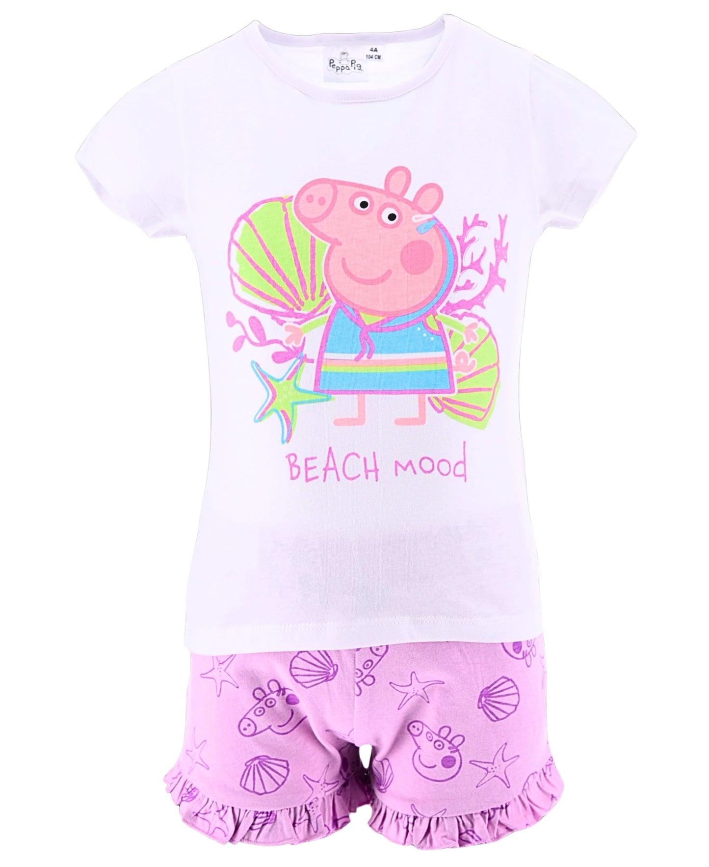 Peppa Pig Set T-Shirt & Shorts für Mädchen