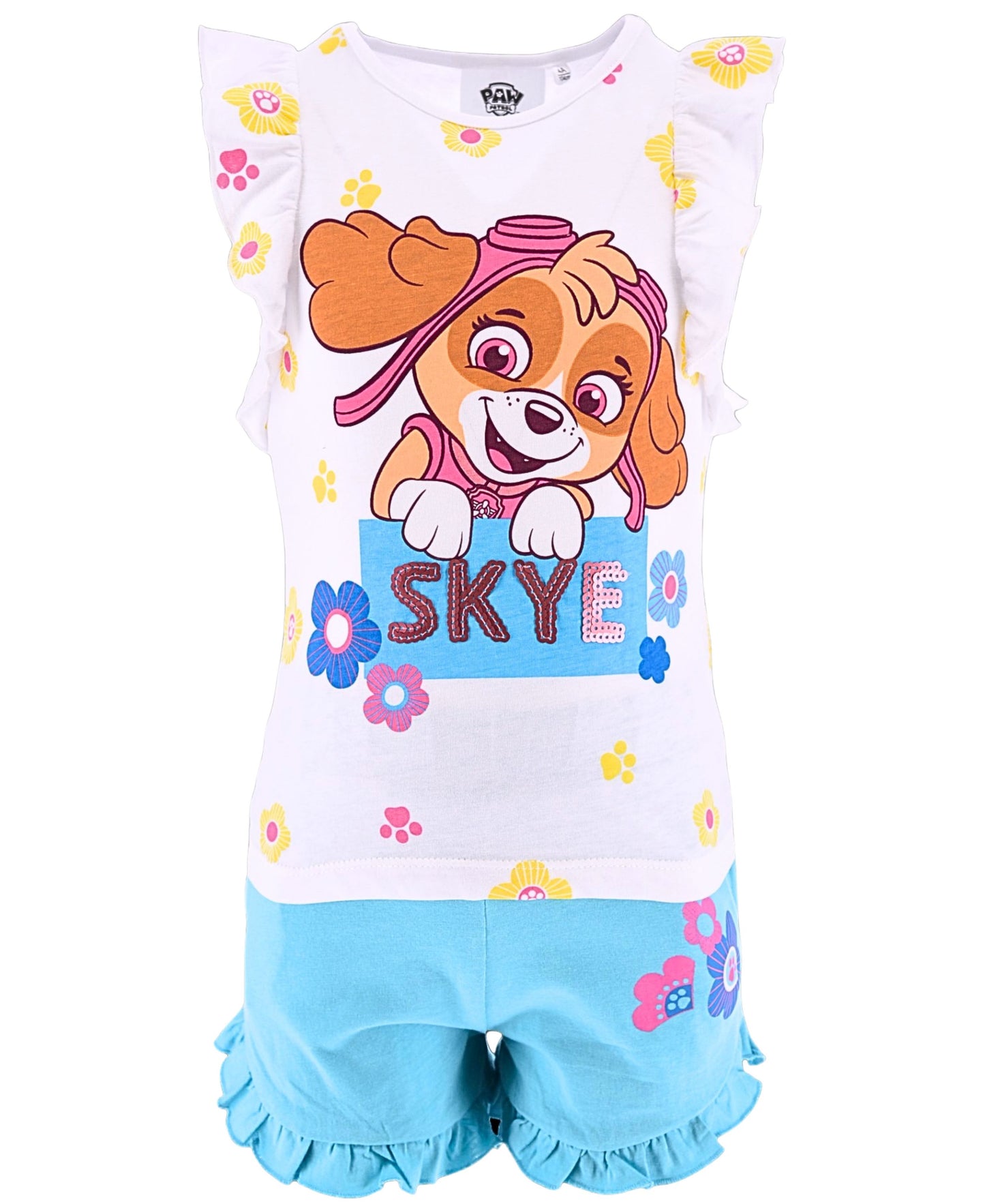 Paw Patrol Set T-Shirt & Shorts für Mädchen