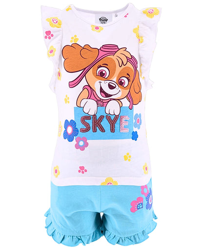 Paw Patrol Set T-Shirt & Shorts für Mädchen