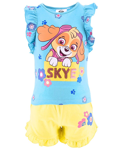 Paw Patrol Set T-Shirt & Shorts für Mädchen