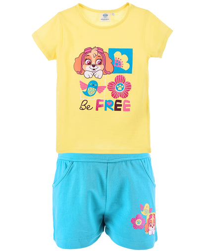 Paw Patrol Set T-Shirt & Shorts für Mädchen