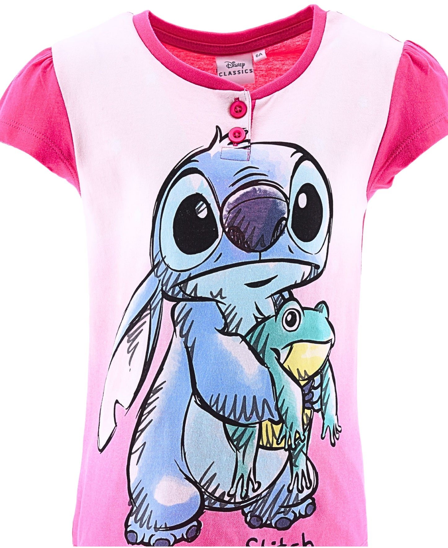 Schlafanzug kurz Stitch - Shorty für Mädchen