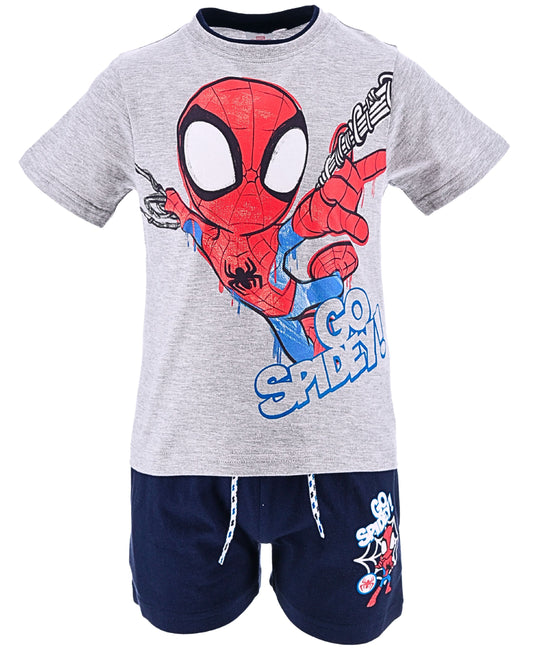 Spidey Set T-Shirt & Shorts für Jungen