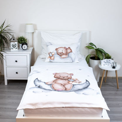 Babybettwäsche Teddybär Set 2-tlg. 100 x 135 cm