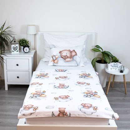 Babybettwäsche Teddybär Set 2-tlg. 100 x 135 cm