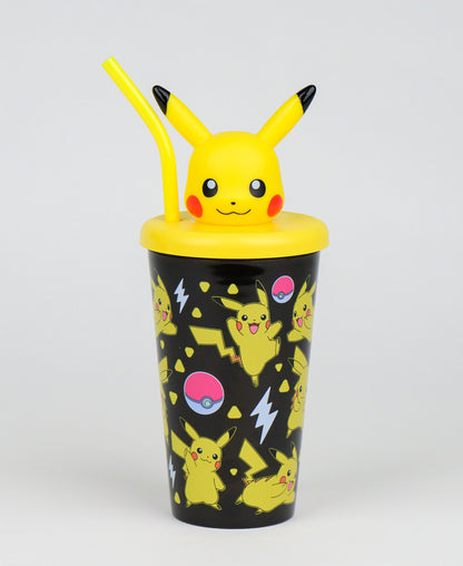 Pokémon Kinderbecher 500 ml mit 3-D Pikachu Topper