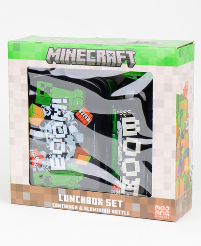 Minecraft Set Brotdose + Alu-Trinkflasche