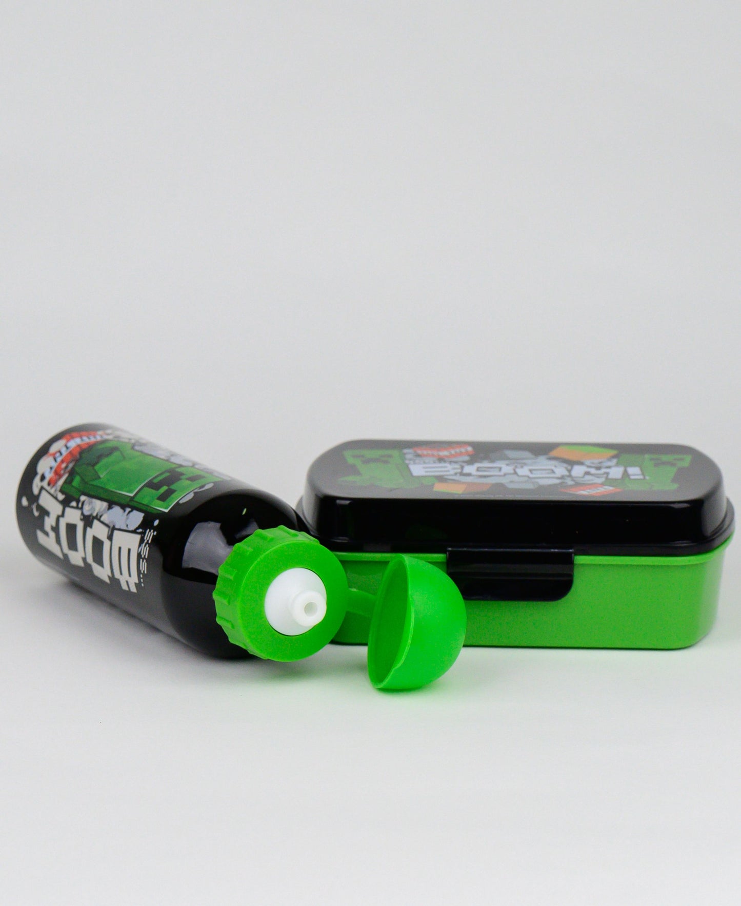 Minecraft Set Brotdose + Alu-Trinkflasche
