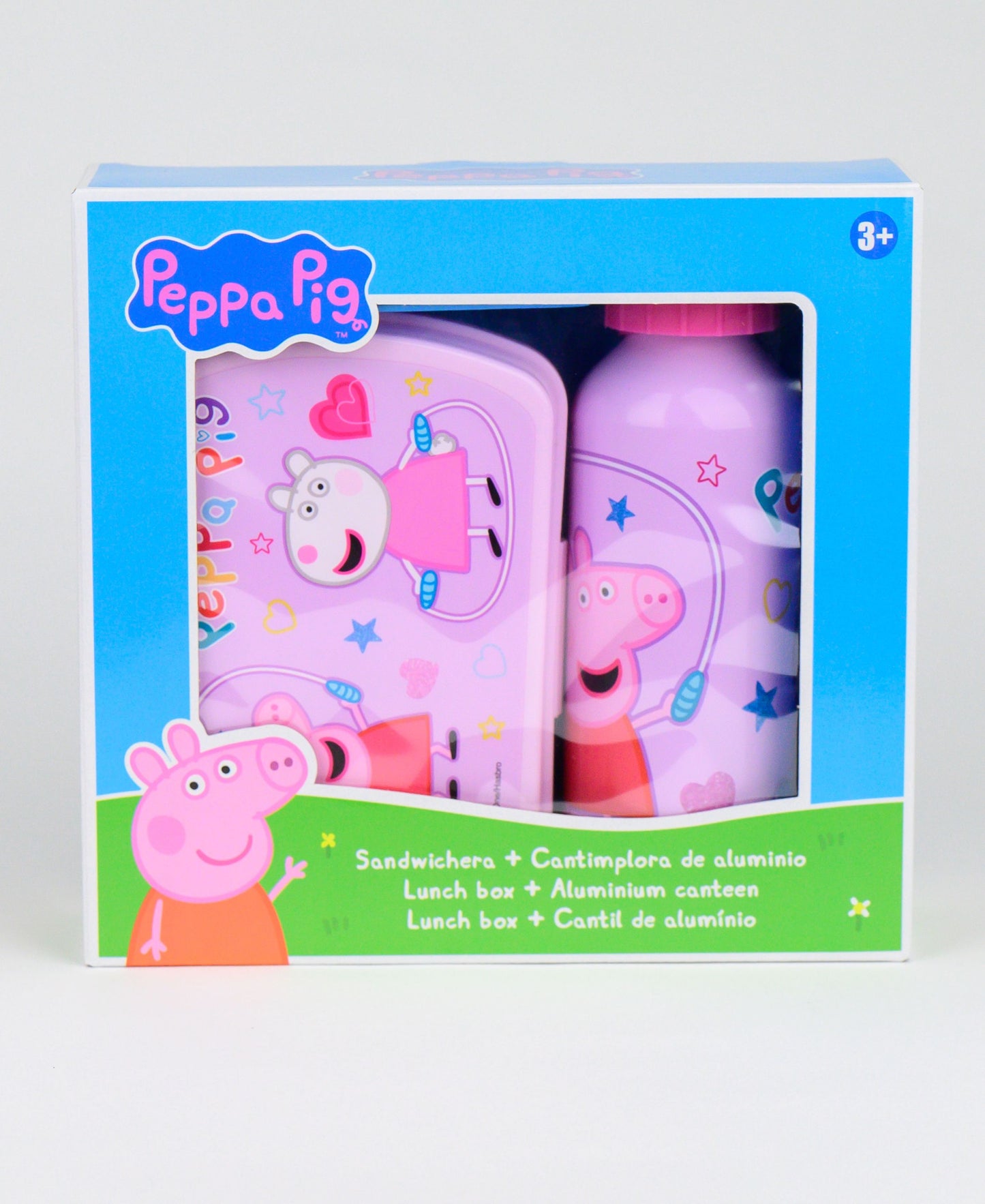 Peppa Pig Brotdose + Alu-Trinkflasche