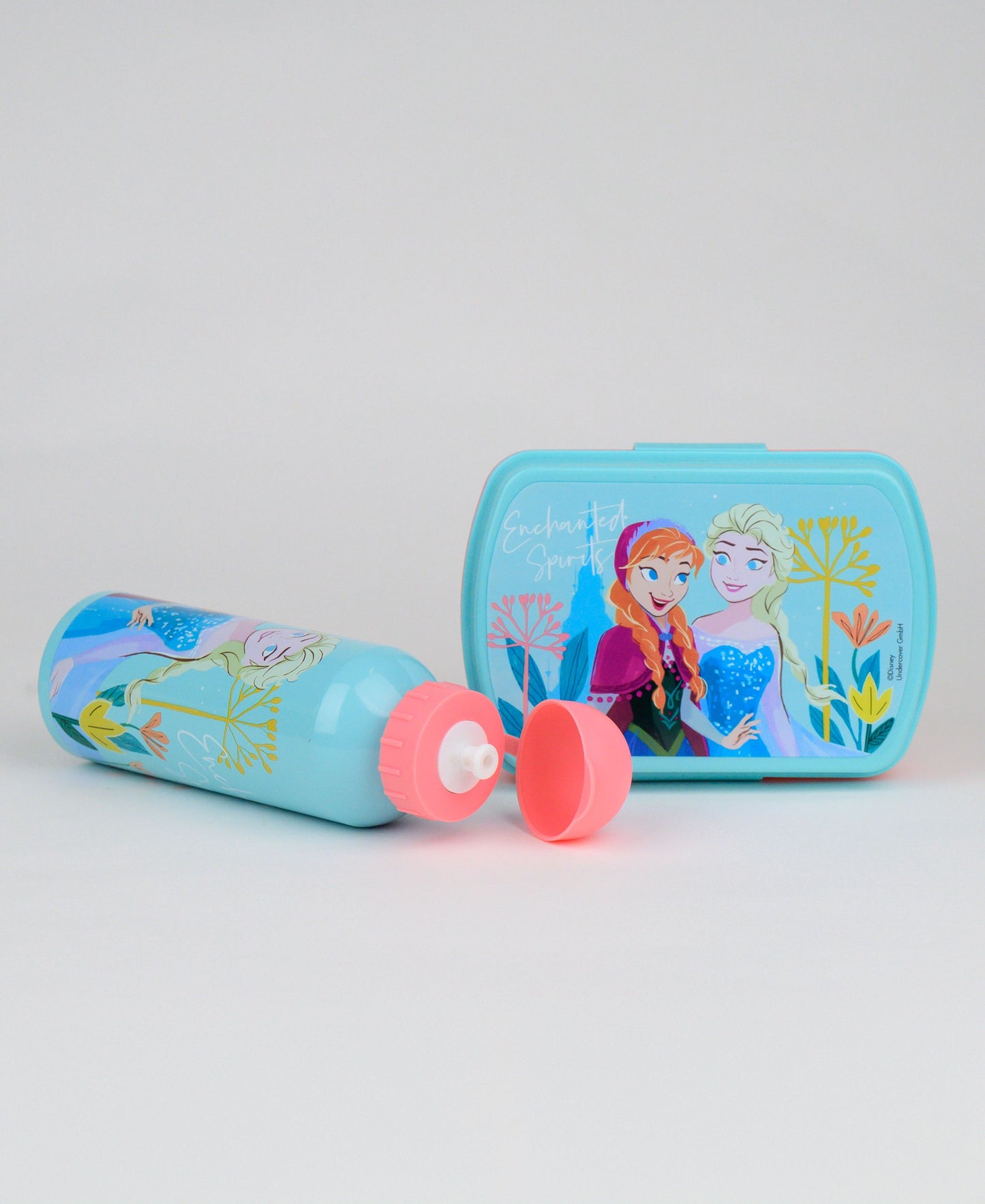 Frozen Set Brotdose + Alu-Trinkflasche
