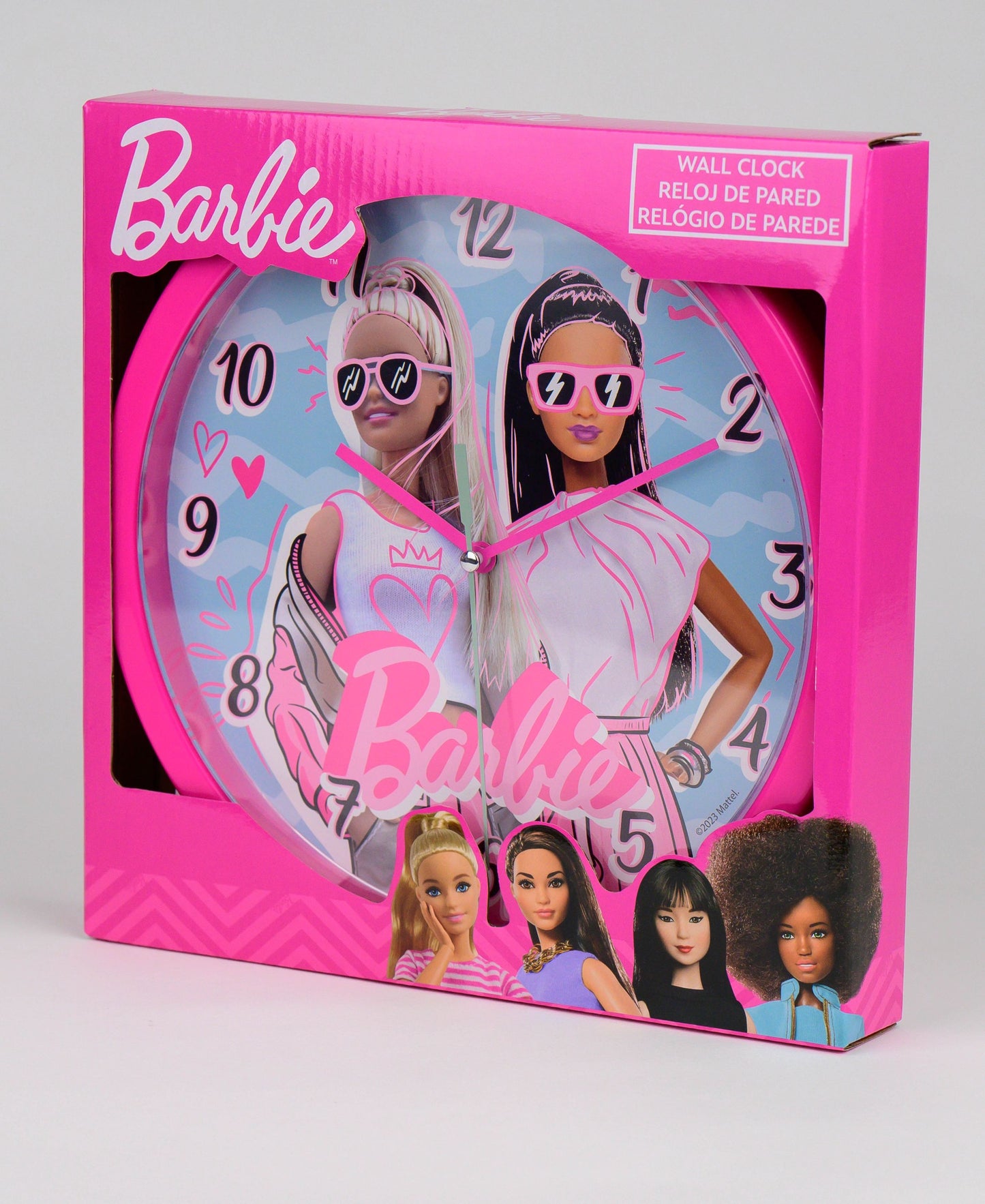 Barbie Wanduhr 25 cm