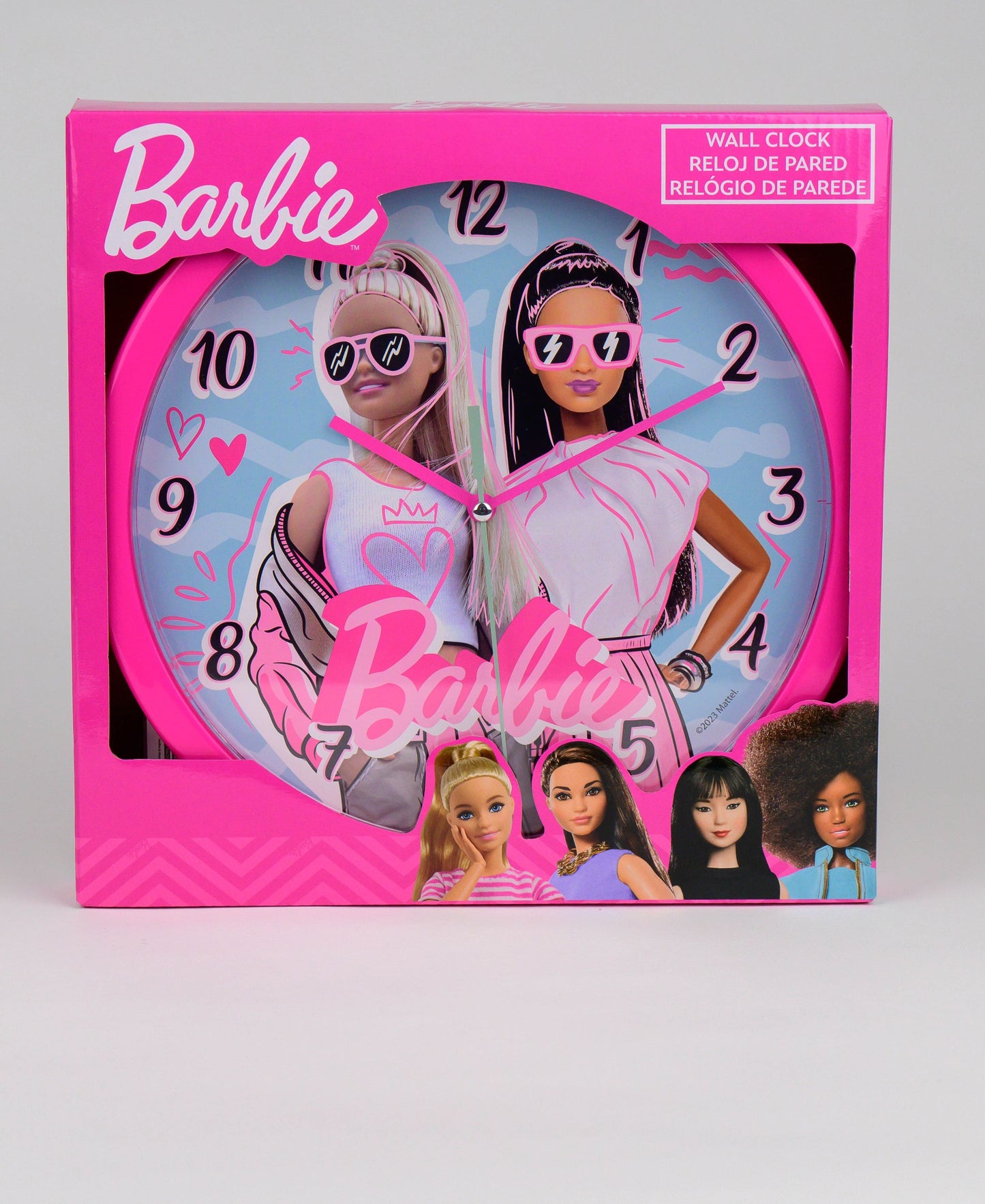 Barbie Wanduhr 25 cm