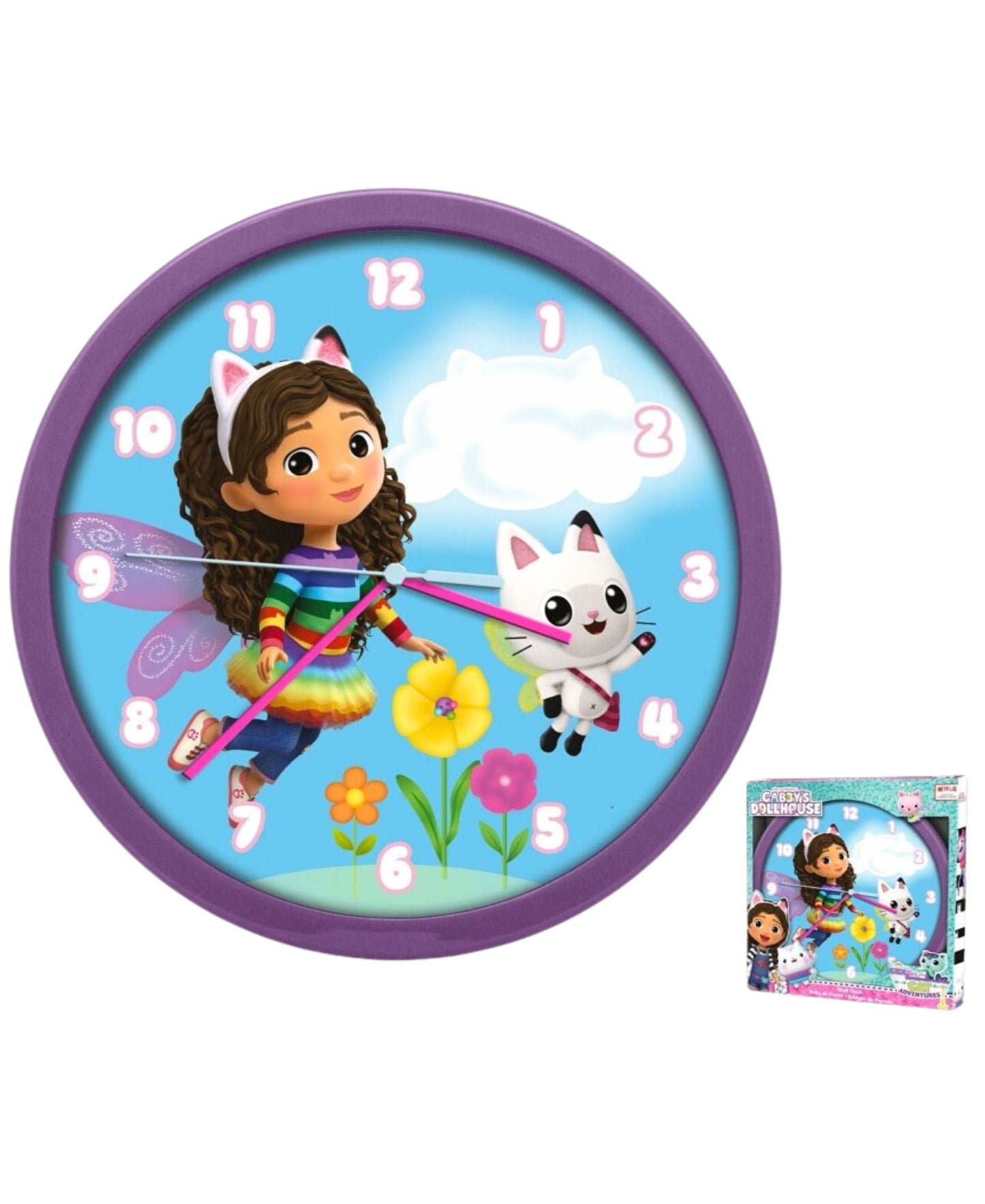Gabby´s Dollhouse Wanduhr 25 cm