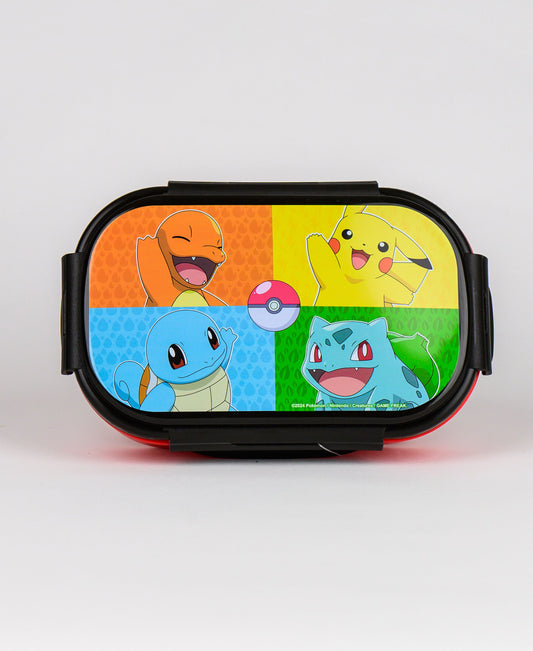 Pokémon Brotdose mit 2 Fach Unterteilung & Göffel-Messer