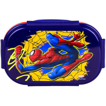 Spider-Man Brotdose mit 2 Fach Unterteilung & Göffel-Messer