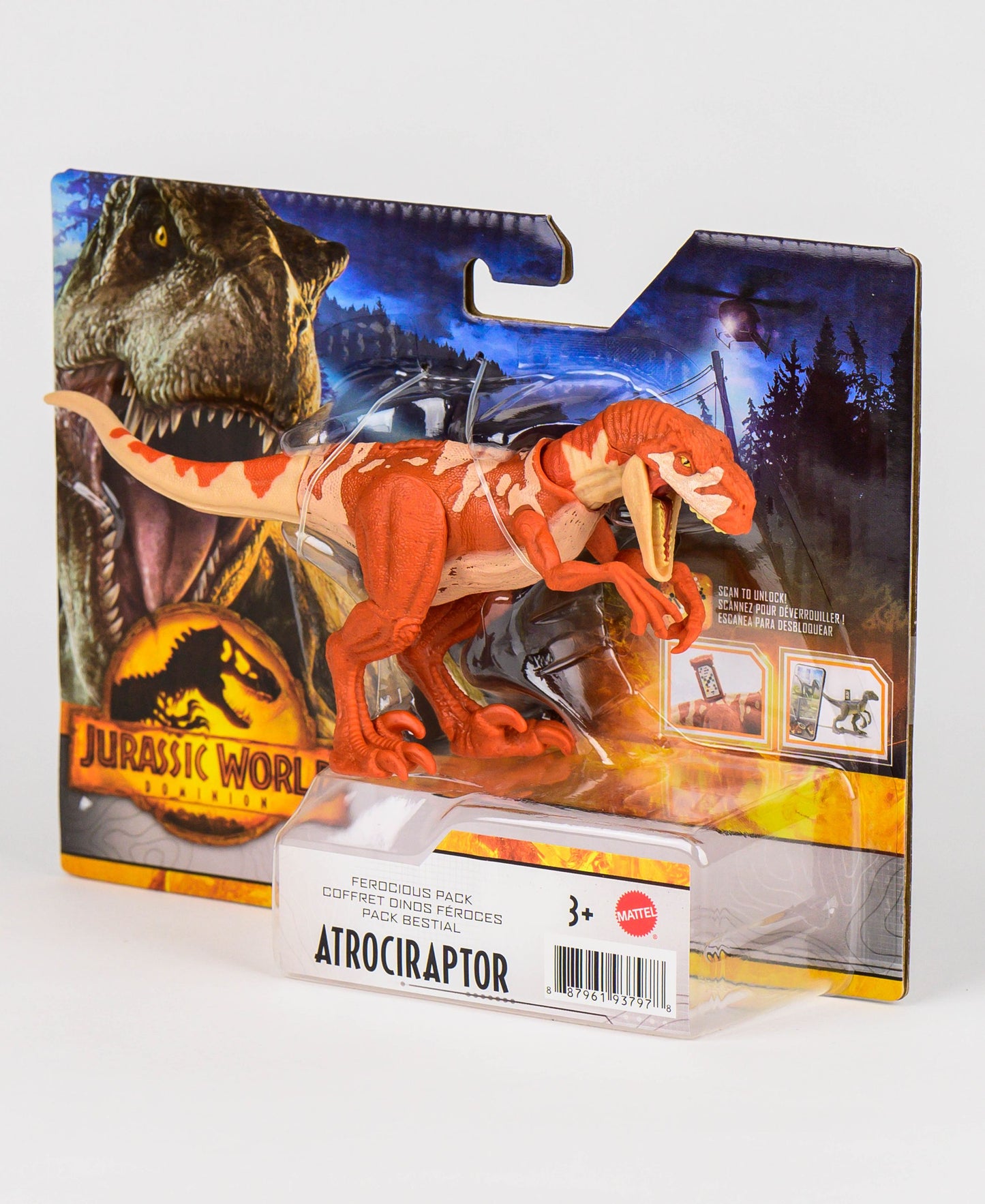 Jurassic World 3er Set Spielfiguren Dinosaurier