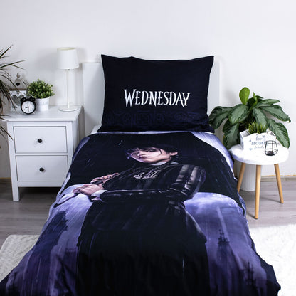 Wednesday Kinderbettwäsche Set 2-tlg. 135-140 x 200 cm