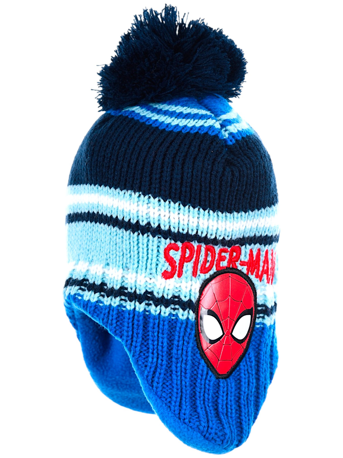 Marvel Spider-Man Jungen Wintermütze mit Bommel