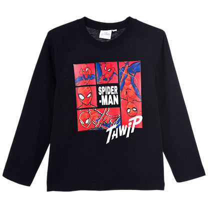 Spider-Man Langarmshirt für Jungen Gr. 104 - 140 cm