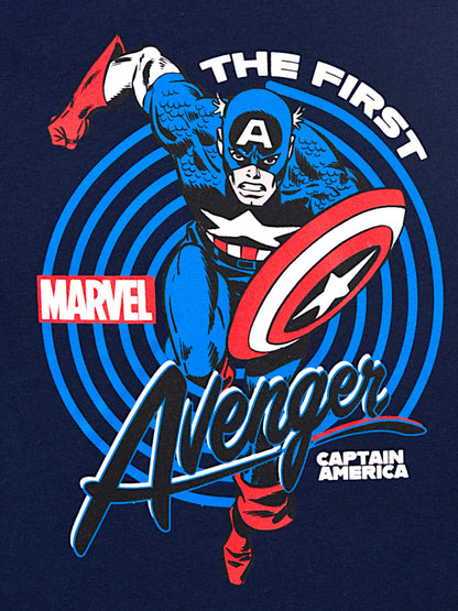 Avengers Langarmshirt Captain America