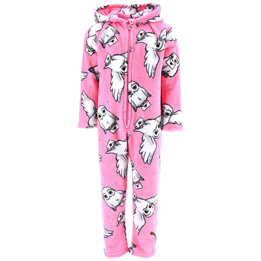 Harry Potter Fleece Overall Schlafanzug für Mädchen Gr. 116 - 152 cm