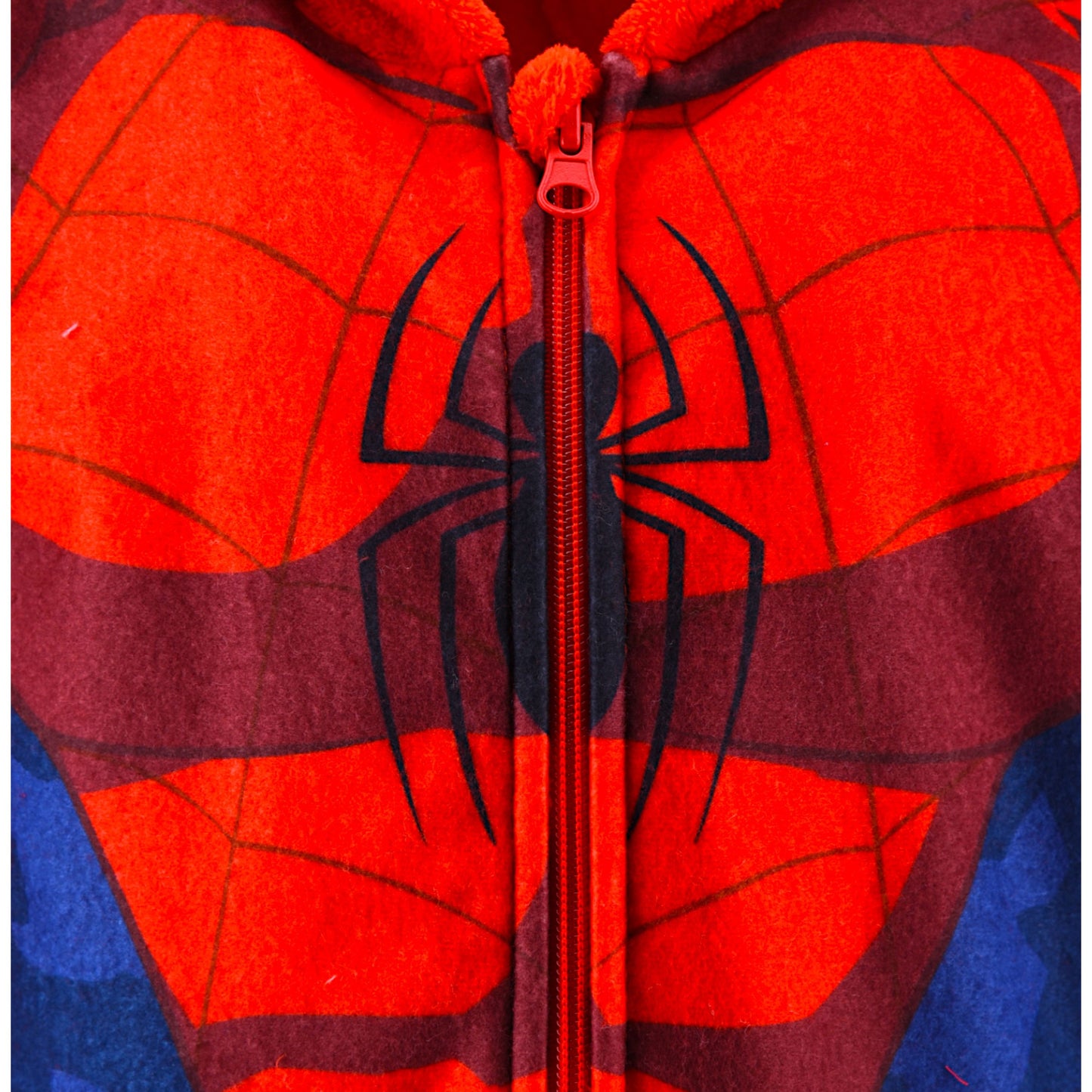 Spider-Man Fleece Overall Schlafanzug für Jungen Gr. 104 - 140 cm
