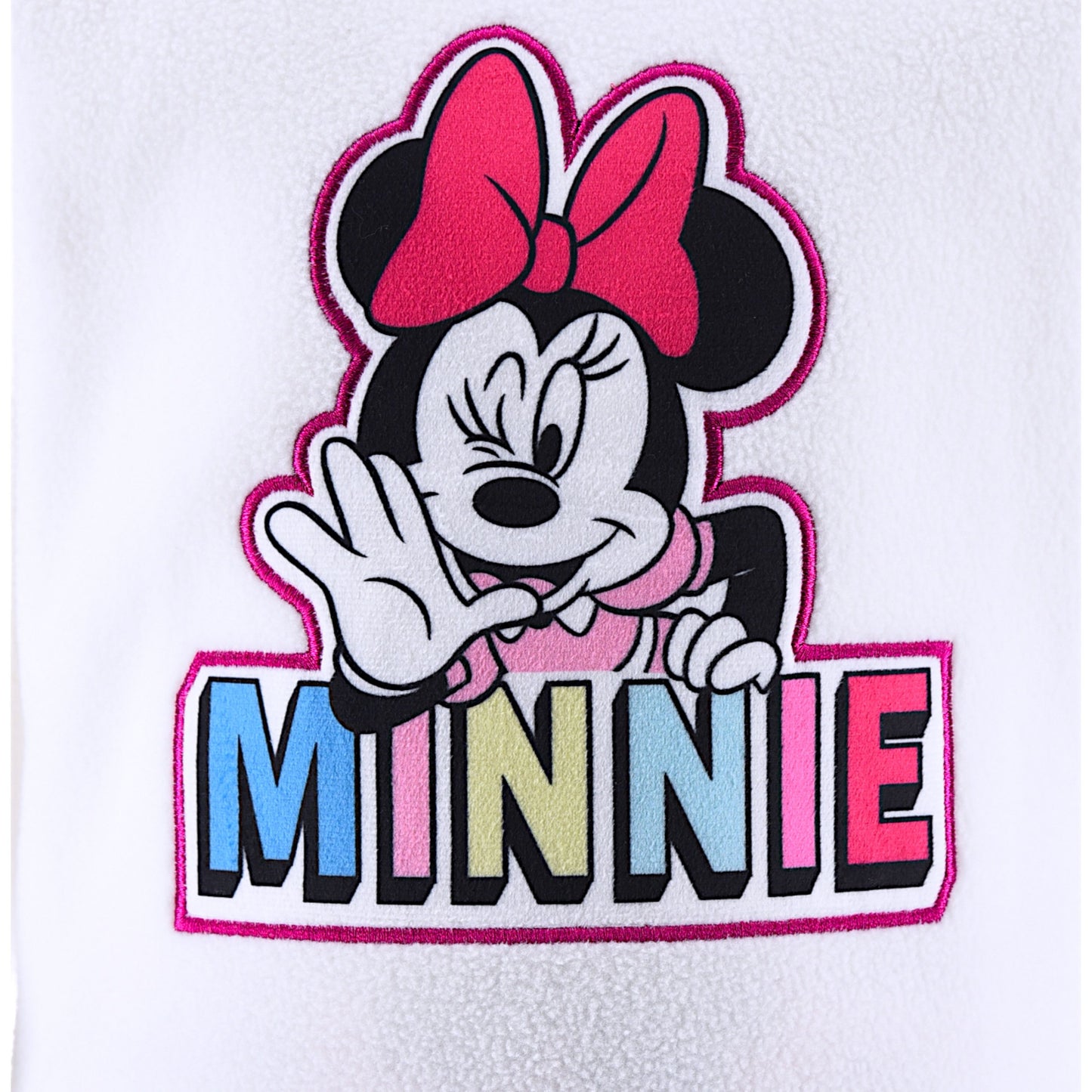 Disney Minnie Mouse Fleece Schlafanzug für Mädchen Gr. 98 - 128 cm